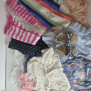 Infant Girls 12 Month Clothing Bundle 15 Pieces GUC